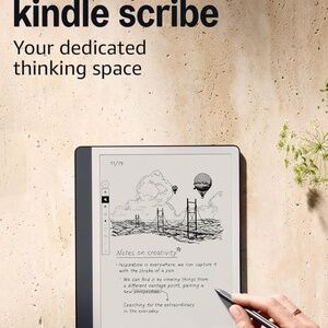 Bundle: Amazon Kindle Scribe with Premium Pen + Cover - Tungsten 64GB